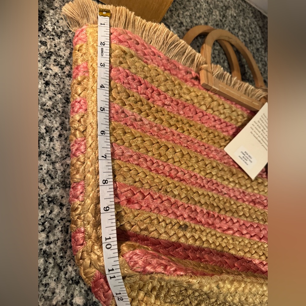 NWT Antik Kraft Jute tote - Picture 10 of 12